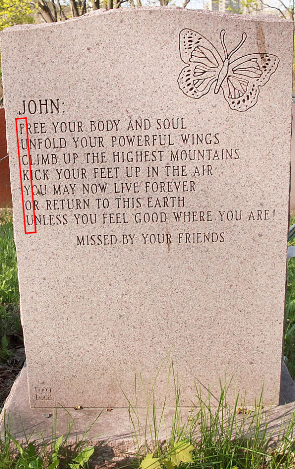 Funny headstone names Whose Sense Of Humor Will Live Forever photo