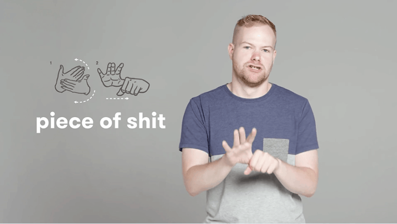 Deaf people show us how to say swear words in sign language