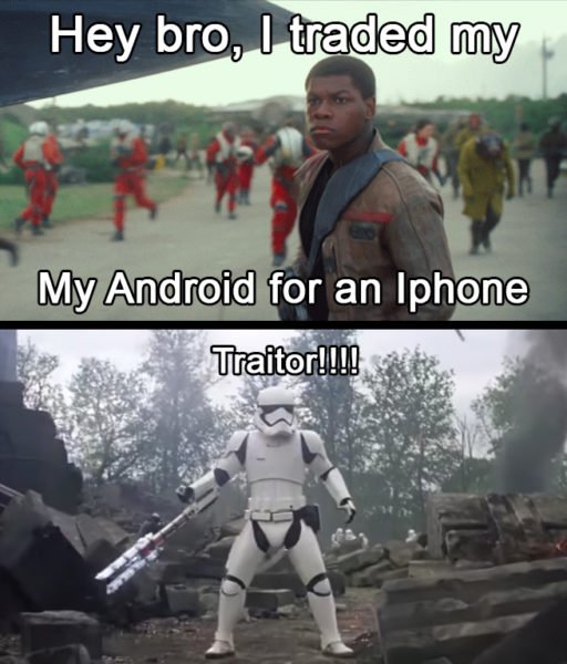 25 Iphone vs Android memes to keep the battle running forever