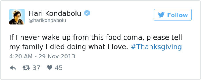 25 Hilarious Thanksgiving Tweets Which Have Gone Viral On The Net