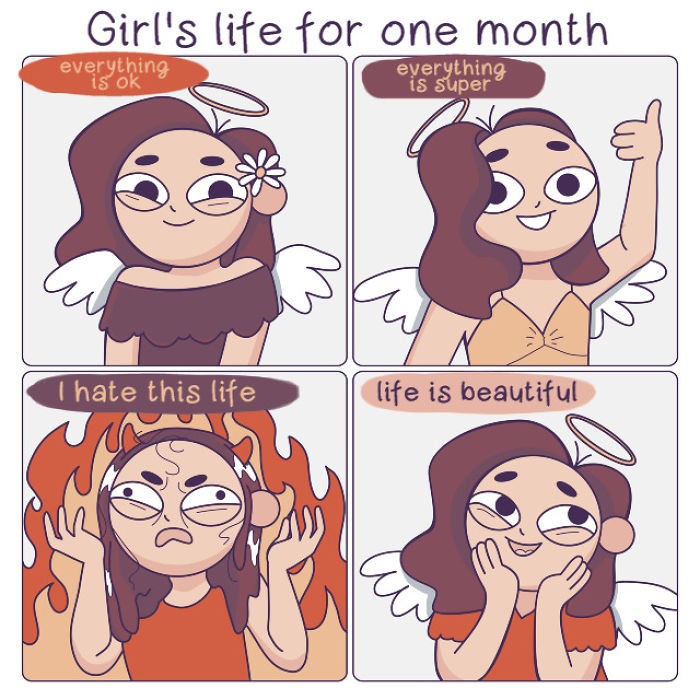 Daily Girl Problems Illustrated In Comics That Girls Can Totally Relate To